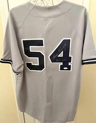 Camiseta Russell auténtica autografiada firmada por Goose Gossage de los Yankees Salón de la fama 2008 (JSA) Foto 1 de 2