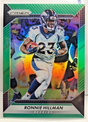 Ronnie Hillman 2016 Panini PRIZM Green Prizms Refractor #124 - DENVER BRONCOS - Image 1 of 2