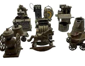 Vintage Durham Industries Metall Miniaturen Bleistiftspitzer Konvolut 32 lesen - Bild 1 von 3