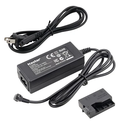 Kastar AC Adapter + DC Coupler for Canon EOS Rebel T2i T3i T4i T5i ACK-E8 ACKE8