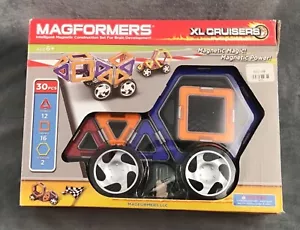 Magformers XL Cruisers Magnetic Power Car Set-Box Fair/Parts Xlnt Condition - Picture 1 of 8