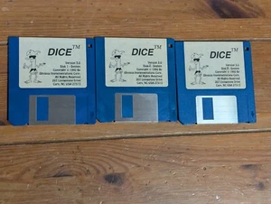 DICE Amiga C Compiler 3.0 1994 Commodore Computer Software 3.5" Disks 1-3 - Picture 1 of 1