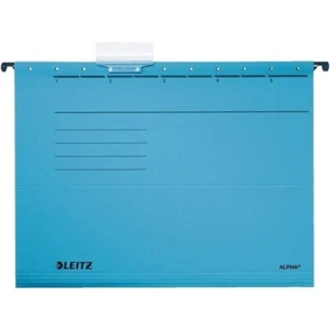 Leitz Alpha 19853035 Suspension File Chipboard Pack of 5 Blue A4 - Picture 1 of 1