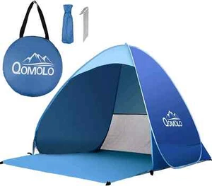 Pop Up 2-3 Beach Tent Camping Festival Fishing Garden Kids Sun Shelter - Picture 1 of 8