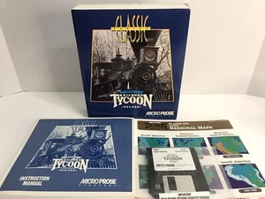 PC Microprose Classic Sid Meier's Railroad Tycoon Deluxe de colección (discos sellados) - Imagen 1 de 9