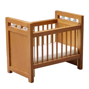 Baby Mattress Baby Doll Cradle Tiny Furniture Model Doll House Furniture - Picture 1 of 12