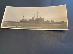 SHANGHAI, CHINA ~ U.S.S. GREENWICH BAY (AVP-41) Nov. 1945  Whang-Poo River Photo - Picture 1 of 2