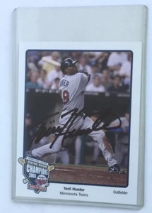 TORII HUNTER Autographed 5x7 signed autograph Minnesota TWINS MLB - Picture 1 of 1