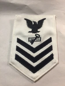 U.S Navy Petty Officer 1st Class, Disbursing Clerk Rate (Male size on twill)  - Picture 1 of 5