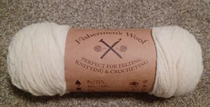 Lion Brand Fishermans Wool Yarn 8 Oz Felting Crochet Knitting Color 098 Natural - Picture 1 of 5
