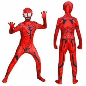 Kid Venom: Let There Be Carnage Cosplay Costume Bodysuit Jumpsuit Halloween Suit - Picture 1 of 9