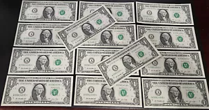 2013 $1 FRN A-Star Notes - 14 Consecutive S/N - all Choice/Gem CU - Picture 1 of 1