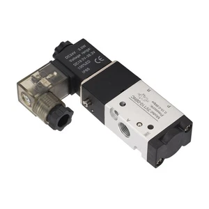 Pneumatic Solenoid Valve Electric Air Switch 1/8in NPT 2 Position 3 Way DC DW - Picture 1 of 12