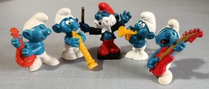 Schlümpfe konvolut  4 Musiker  1 Dirigent - Peyo - Bully - Bild 1 von 3