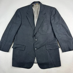 Brooks Brothers Mens 42S Dark Gray 100% Wool Two Button Blazer - Picture 1 of 12
