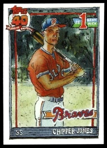 2025 Topps Shoebox Treasures Chipper Jones Atlanta Braves #78 - Foto 1 di 2