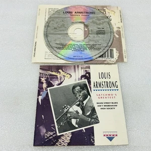 Satchmo's Greatest - Louis Armstrong CD 1993 VG** DISC/BOOKLET ONLY w/ TRACKING‼ - Picture 1 of 3