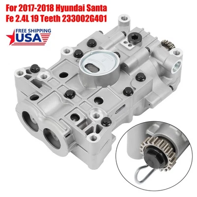 Genuine Engine Oil Pump For 2017-2020 Hyundai Santa Fe Tucson Kia Sportage 2.4L* - Image 1 of 4