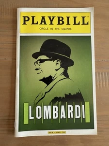 Lombardi Broadway Playbill October 2010 Dan Lauria - Picture 1 of 1