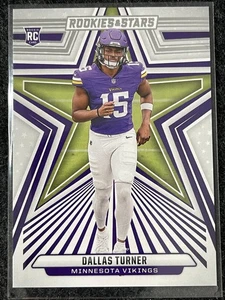 2024 Panini Rookies & Stars #124 Dallas Turner Minnesota Vikings RC - Bild 1 von 2