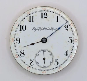 1897 Elgin Watch Movement- For Repair Or Restoration - Balance Wheel Missing - Picture 1 of 3