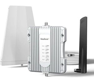 Amazboost Booster de téléphone portable pour kit maison tous les opérateurs américains 5G 4G LTE 3G FCCappr - Photo 1 sur 14