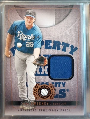 2005 Fleer Patchworks Property Of Mike Sweeney (#PO-MS) patch /99 (UER) - Image 1 of 2