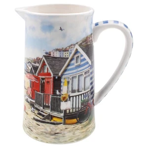 Jarra de leche Sandy Bay Fine China - Tema costero de playa junto al mar - Imagen 1 de 4
