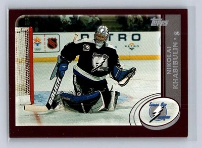 2002-03 Topps #135 Nikolai Khabibulin Tampa Bay Lightning - Image 1 of 2