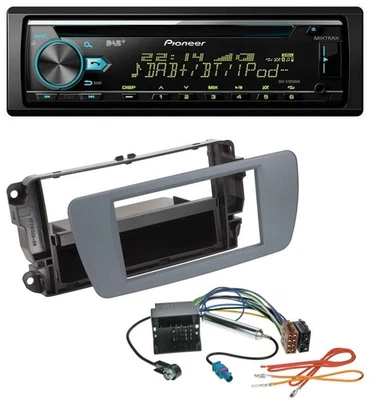 Pioneer DAB MP3 CD USB Bluetooth Autoradio für Seat Ibiza (ab 08) conemaragrau - Bild 1 von 4