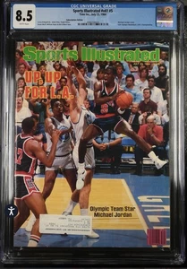 Michael Jordan Sports Illustrated CGC 8.5 -23. Juli 1984- USA Olympic Basketball - Bild 1 von 2
