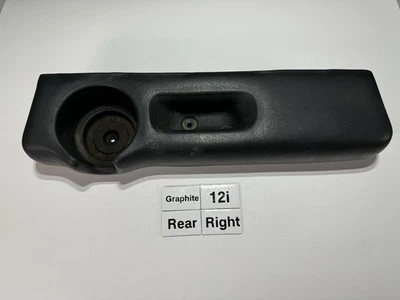99-06 Silverado Rear Right Armrest GRAPHITE GRAY 12i Door Pull Cup Grab Handle Foto 1 de 4