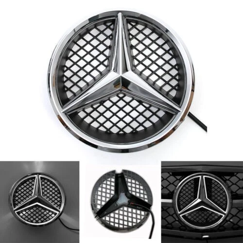 Autopart for Illuminated Logo Star Badge Front Grille LED Emblem Mercedes Benz - Image 1 of 4