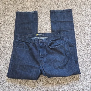 Analog Denim Jeans Arto Saari Men's 32 X 28 Dark Wash Vintage Button Fly Y2K - Picture 1 of 9