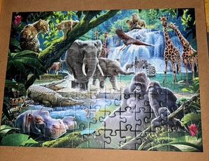 Ravensburger Dschungelfamilien XXL 100 Teile Kinderpuzzle - Bild 1 von 8