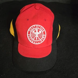 VTG Germany Deutscher Fussball-Bund Adjustable Soccer Hat Football Cap Red - Picture 1 of 6