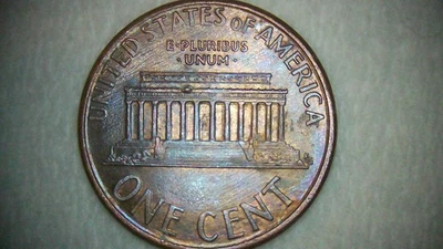 1996 Lincoln Penny - Die Chip - Image 1 of 4