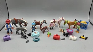 Playmobile Horse Sets With Riders, Decorations, Hay - Picture 1 of 5