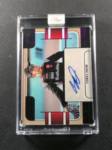 Corey Heim 2025 Panini Turn Four Racing NASCAR Center Stage Purple Auto /25 - Picture 1 of 2