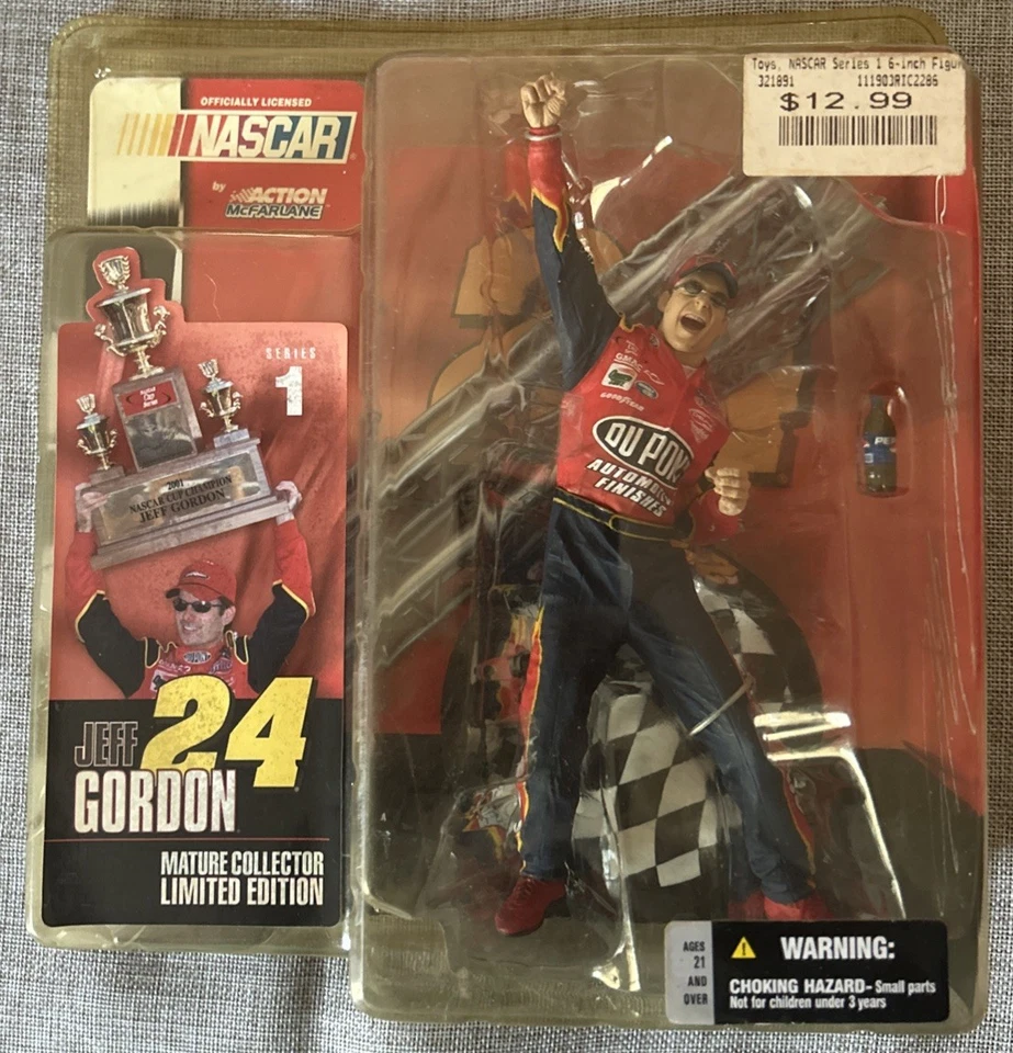Jeff Gordon Figure Mcfarlane Toys #24 Series 1 Action Nascar 2003 Sealed - Image 1 of 2
