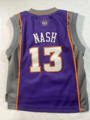 Camiseta deportiva vintage 2004 Reebok Swingman Steve Nash Phoenix Suns niño pequeño talla 3T Foto 1 de 4