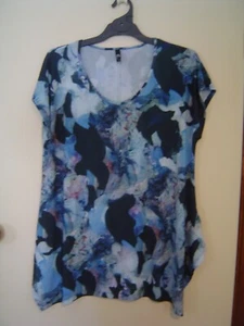 Quality Sue NEW!! SMART STRETCHY TS 14+ TAKING SHAPE sh/sl TOP Plus size 16 - Picture 1 of 4