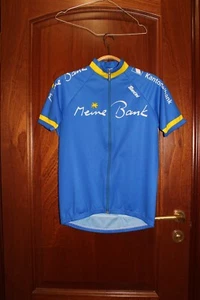 Vintage Santini Meine Bank Cantonal  Team cycling jersey shirt - L , Ganz Genau - Picture 1 of 8