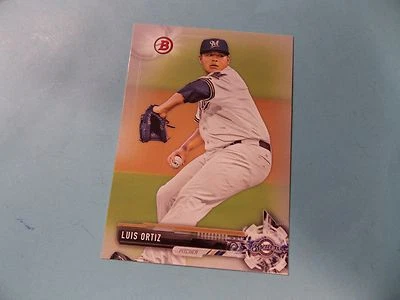 LUIS ORTIZ 2017 BOWMAN PROSPECTS #BP128 Biloxi Shuckers - Image 1 of 2