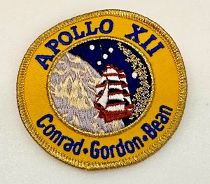 Toppa ricamata NASA APOLLO 12 missione spaziale Conrad Gordon nave taglia fagioli - Foto 1 di 6