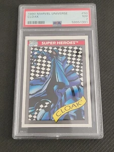 1990 MARVEL UNIVERSE CLOAK #50 PSA 7 NM CLOAK & DAGGER - Picture 1 of 2