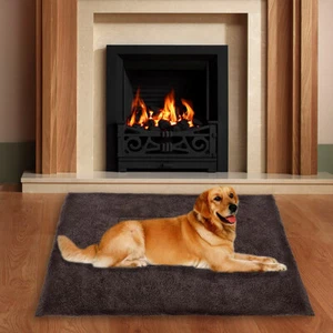 Waterproof Warm Soft Fleece Pet Blanket Large Cat Dog Kennel Bed Mat Pad Cushion - Picture 1 of 13