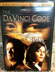 The Davinci Code DVD 2 Disc Set / Tom Hanks /Ships free Same Day with Tracking - Picture 1 of 3