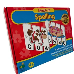 Learning Journey Match It Spelling Puzzle Game With 20 Self Correcting Puzzles - Picture 1 of 10