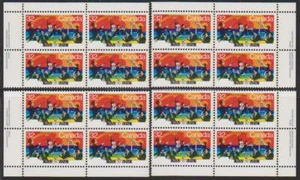 1984 Canada SC# 1010 - Montreal Symphony - Set of 4 Plate Blocks M-NH Lot # 1687 - Picture 1 of 1